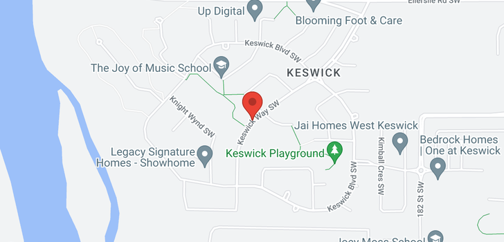 map of 3137 KESWICK WY SW